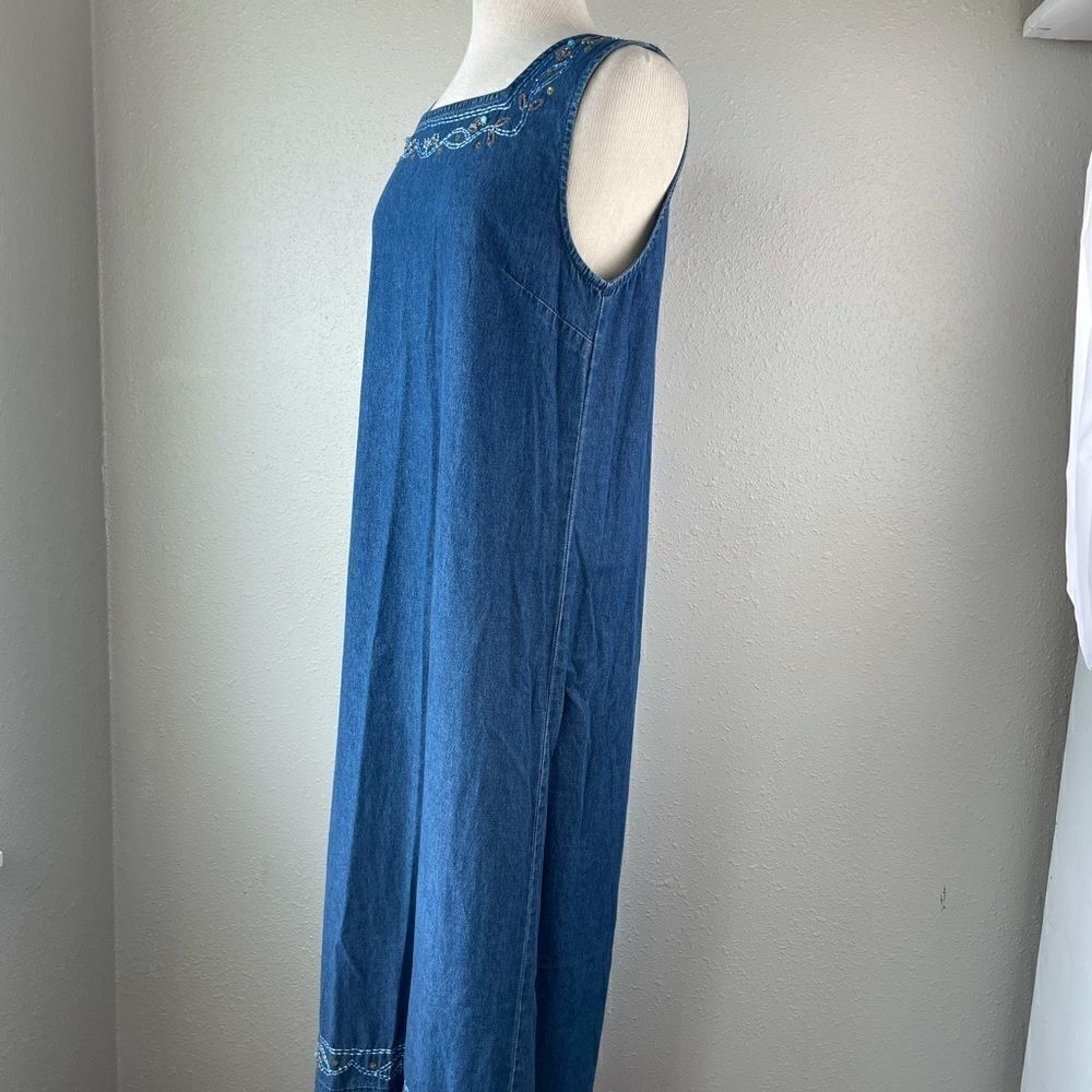 Shaver Lake Denim Maxi Skirt Size M EUC - Picture 5 of 11